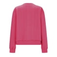 thumbnail image 4 of UQJfacai Bomber Jacket Women Textured Lightweight Zip Up Jackets Fashion Fall Coats Long Sleeve Causal Outerwear with Pockets, 4 of 6