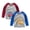 Blue/Red, variant on Bellafa Little Boys Long Sleeve T-Shirts 2-Pack Christmas Graphic Excavator Truck Top Tees Blue Red Cotton Crewneck Jersey Tunic T-Shirts Sets 2T