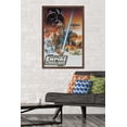 thumbnail image 2 of Star Wars: Empire Strikes Back - Cover Illustration Wall Poster, 22.375" x 34", Framed, 2 of 3