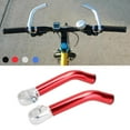 thumbnail image 1 of 1 Pair Aluminum Alloy Rest Handlebar Extension Bars, Mountain Bike Handlebar Bar Ends, - Red, 1 of 9