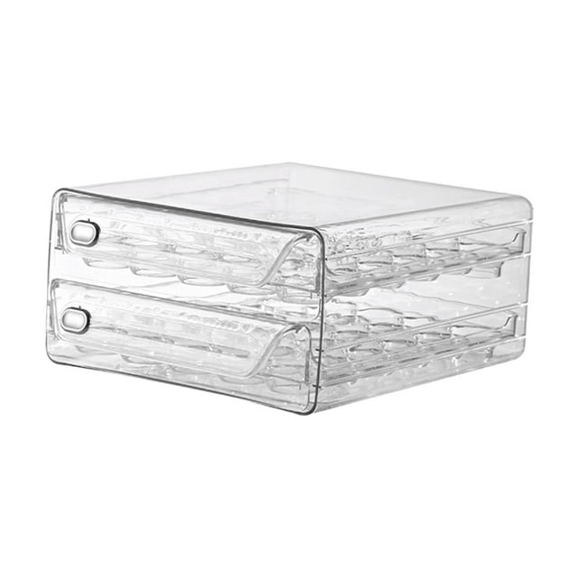 Bandeja para guardar huevos, organizador de cajones para huevos en el refrigerador, contenedor para huevos, soporte para huevos 60 cuadrículas