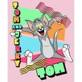 thumbnail image 2 of Girl's Tom and Jerry Just Retro Tom  Graphic Tee Light Pink Medium, 2 of 4