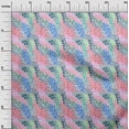 thumbnail image 3 of oneOone Viscose Chiffon Medium Blue Fabric Abstract Geometric Sewing Craft Projects Fabric Prints by Yard 42 Inch Wide, 3 of 4