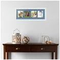 thumbnail image 2 of ArtToFrames Collage Photo Picture Frame with 4 - 4x5" Openings, Framed in White with Liberty Blue and Black Mats (CDM-3966-16), 2 of 8