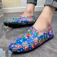thumbnail image 4 of Men's Casual Loafers Slip On Leather Shoes Lightweight Driving Shoes Moccasins Classic Penny Loafer Flats Boat Shoes Big Size, 4 of 10
