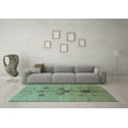thumbnail image 3 of Ahgly Company Indoor Rectangle Oriental Light Blue Industrial Area Rugs, 5' x 8', 3 of 4