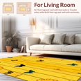 thumbnail image 2 of Ultra Soft Area Rug, Lively Sunflower Nature Design, Non Slip, Stain Resistant, Washable Area Rugs for Living Room, Bedroom(Yellow, 4X6), 2 of 8