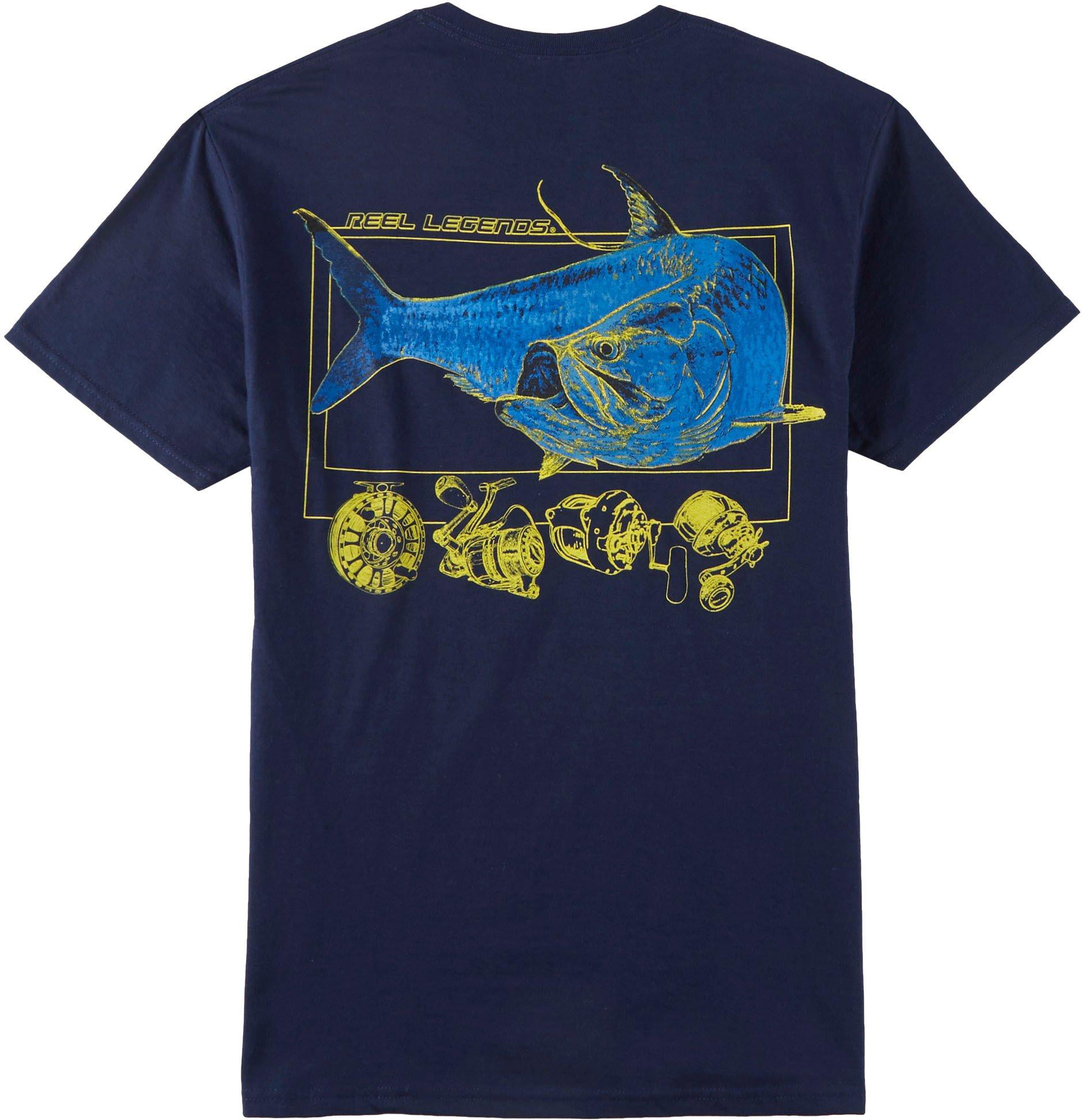 Reel Legends - Reel Legends Mens Flat Water Titan Short Sleeve T-Shirt ...