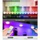 thumbnail image 4 of Luces Puck con control remoto, 13 colores cambiables, luces LED RGB debajo de los gabinetes, luces para cocina, mostrador, armario, luces A, 4 of 8