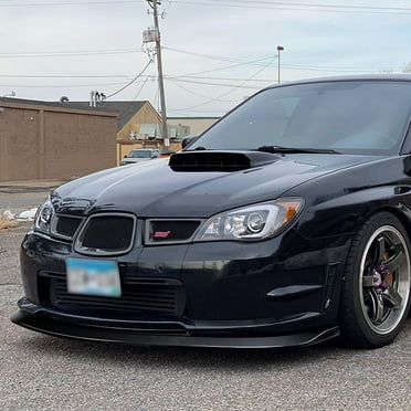 IKON MOTORSPORTS Front Bumper Lip, Compatible With 2006-2007 Subaru Impreza WRX STI, CS1 Style