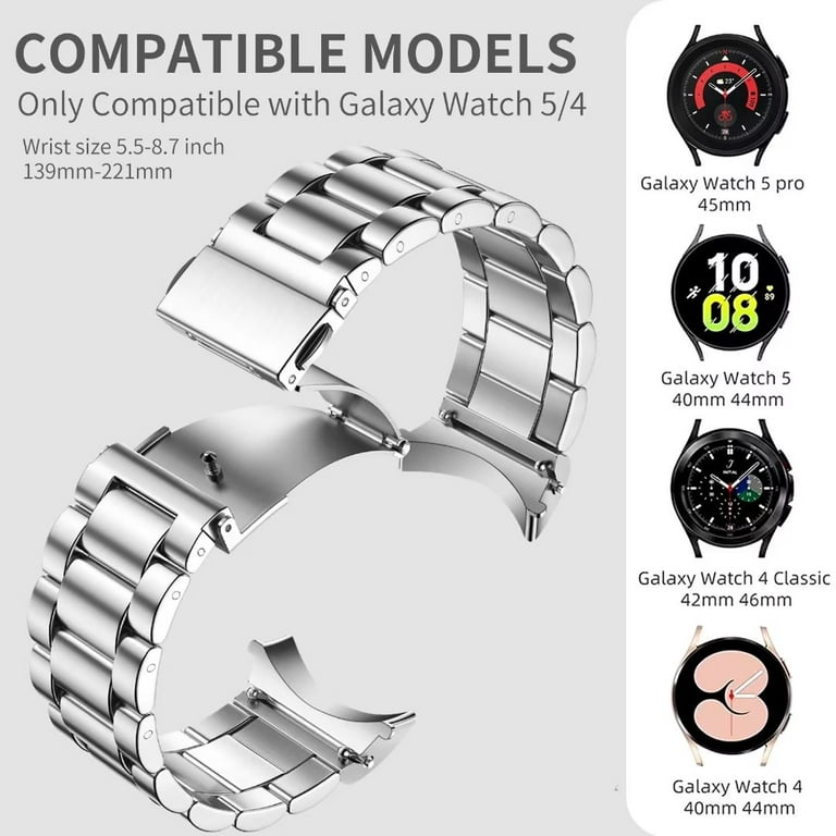 Surace Compatible with Samsung Galaxy Watch 5 Band, Women Bracelet for Galaxy Watch 6/5/4 40mm 44mm, Galaxy Watch 6 Classic 43mm 47mm Galaxy Watch