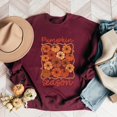 thumbnail image 6 of Pumpkin Season Floral - Women's Graphic Sweatshirt, 6 of 20