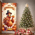 thumbnail image 5 of Festive Design Happy Thanksgiving Banner Decorative Turkey Harvest Pumpkins Celebration Banner for Thanksgiving Party Fall Decor Harvest Festival, 5 of 9