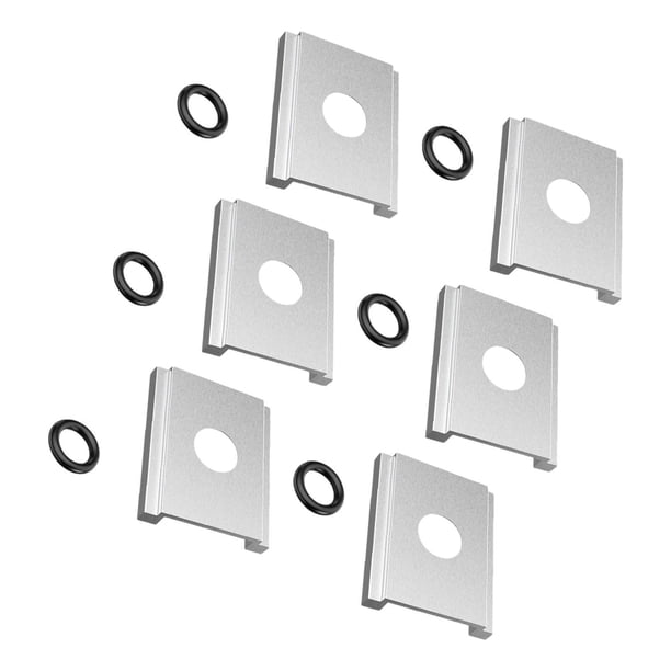 6pcs adaptadores de kayak placas kayak adaptadores de pista profesional accesorios de kayak accesorios de kayak para barcos accesorios
