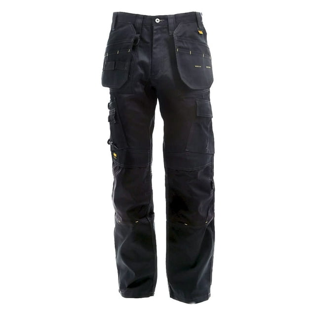 Pantalones de trabajo DEWALT Protradesman, holgados, negros, para hombre, W38/L31