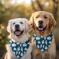 thumbnail image 2 of Dog Bandana 2 Pack,Smiling Ghosts Halloween Pattern Bandanas for Dogs,Cat Bandana,Small/ Large Dog Bandana 2 Size,Dog Bandanas Girl Boy, 2 of 5