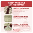 thumbnail image 3 of My Doggy Place Dog Mat for Muddy Paws, Washable Dog Door Mat, Outmeal, Runner, XL, 3 of 7
