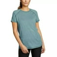 thumbnail image 3 of Eddie Bauer Women's Active Crew Neck Everyday T-Shirt, (Blue/Large, 3 of 4