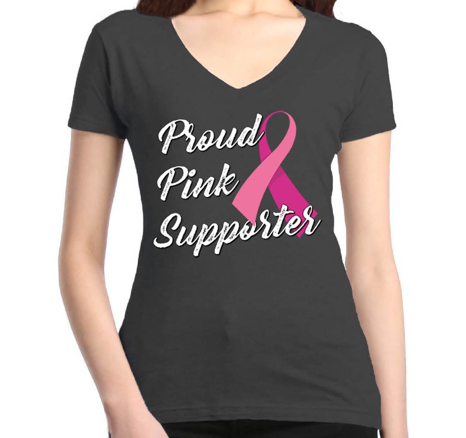 T-shirts, hemden en tops Breast Cancer Awareness Proud Pink Supporter ...