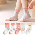 thumbnail image 1 of pares de calcetines para niños de 1 a 12 años, Primavera Verano 2022, calcetines de malla de algodón para bebés y niñas, calcetines bonitos suaves transpirables finos, calcetines para niños Tan Jianjun unisex, 1 of 2