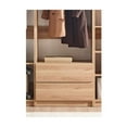 thumbnail image 6 of Maykoosh Closet System Customizible, Walk-In Wardrobe Organizer, Closet System with Hanging, Hanging Rods, Drawers, Heavy Duty-Color:Oak,Size:Model BCE 3 Closet, 6 of 6