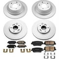 thumbnail image 2 of PowerStop Front and Rear Geomet Coated Brake Rotor and Pad Kit Fits: HYUNDAI KIA Select Models CRK8009, 2 of 5