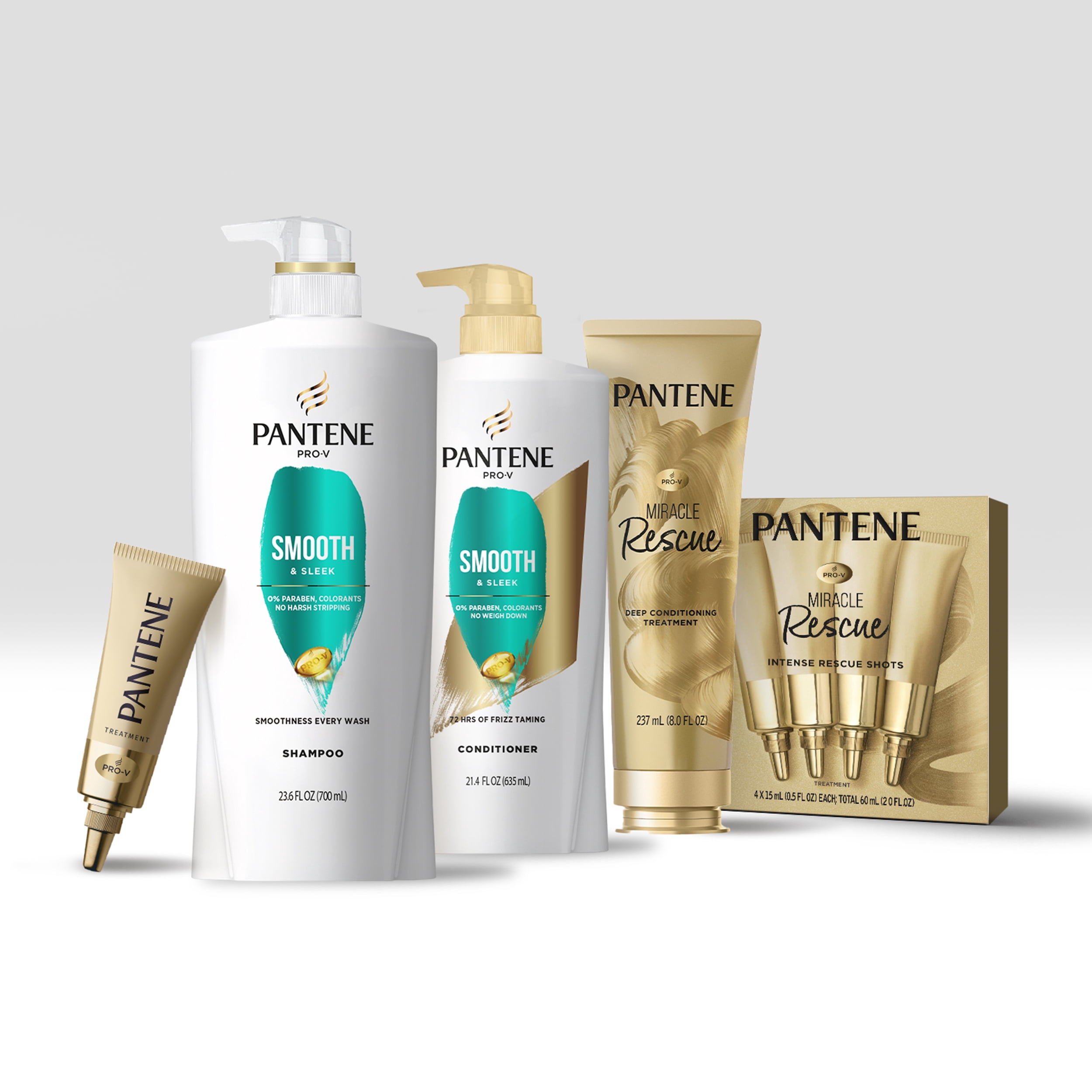 PANTENE PRO-V Smooth & Sleek Shampoo, 23.6 oz