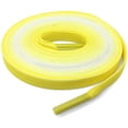 thumbnail image 1 of Flat Colorful Shoelaces Gradient Rainbow Shoe Lace Shoestring 2 Pair, Lemon Yellow, 39 inches(100CM), 1 of 7