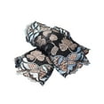 thumbnail image 1 of Guantes sin dedos para mujer, manoplas, guantes para el sol, puños, accesorios, mangas florales Azul claro, 1 of 9