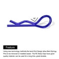thumbnail image 4 of 10pcs Angle Body Clips Bent Springy Pins for All 1/8 1/10 1/12 Scale Model RC Car Fit 1.2mm Rod(Bright Blue), 4 of 7