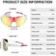 thumbnail image 2 of polarized sport cycling glasses form a woman, UV400 protection sports sunglasses for outdoor bicycle motorbike driving fishing running hiking, 2 of 5