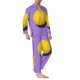 thumbnail image 2 of Fotbe Yellow Lemon And Orange Pijama de Hombre con Estampado de Manga Larga, Conjunto de 2 Piezas, Ropa de Dormir Suave y Cómoda con Bolsillos-Large, 2 of 7