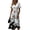 Black, variant on Minjewel Ladies Floral Casual Fashionable Short Sleeve V-Neck Dress for Spring Summer Women's Daily Casual Wear,Deep Red,S