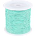 thumbnail image 1 of 1 rollo de 150 yardas de cordón de nailon de 0,5 mm para nudos chinos, kumihimo, abalorios, macramé, joyería y costura - Aguamarina, 1 of 7