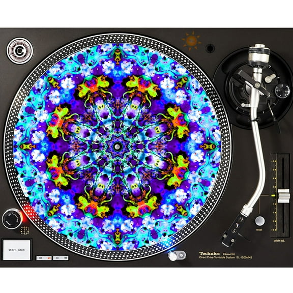 KuzmarK™ 12" DJ Turntable Slipmat - Dune Tune