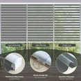 thumbnail image 4 of LUCKUP Cordless Zebra Blinds Roller Shades for Window-Dual Layer Sheer Blinds Light Control with Valance Day Night Privacy Light Filtering Fabric, 30" W x 72" H, Dark Grey, 4 of 7