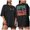 Black, variant on Funny Workout Shirts Women Oversized Be Happy Lift Heavy Shirt Casual Gym Tops for Women (Black M)