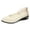 Yellow, variant on Womens Elegant Pearl Ankle Strap Wedge Dress Shoes Comfortable Delicate Knitted Pointed Toe Mid Heels Slip on Walking Loafers Casual Footwear Fall Black Size 6
