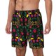 thumbnail image 1 of Fotbe Mexican Flower 2 Traje de Baño para Hombre – Shorts de Natación de Secado Rápido con Forro y Bolsillos-Small, 1 of 6