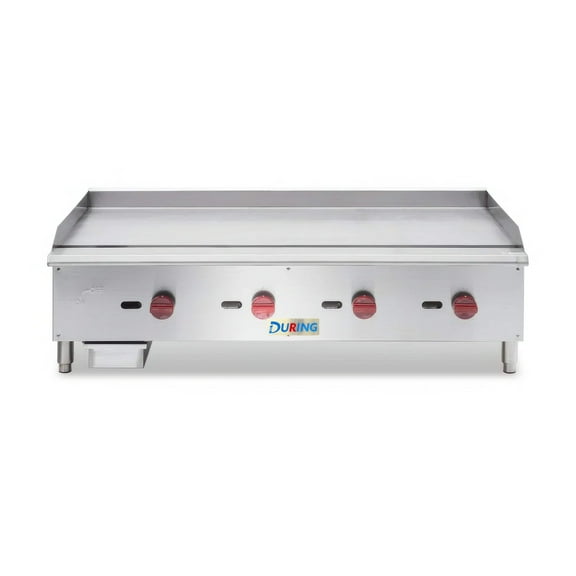 DURING D-GGR48 48" Commercial Countertop Gas Griddle - 4 Burner, 120,000 BTU