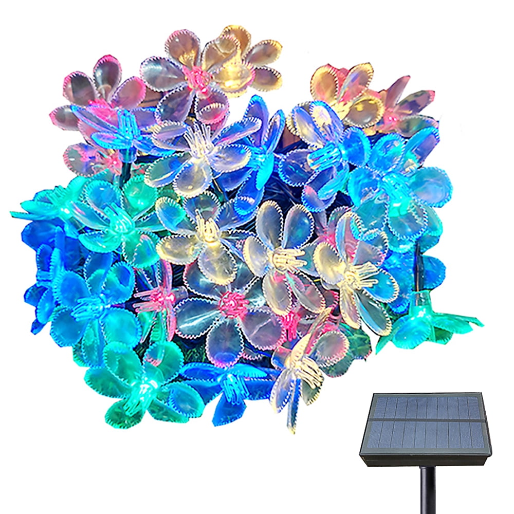 Solar Powered String Lights, Morease LED Blossom Solar Powered Fairy