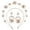 Gold, variant on Fgnfyis Headbands for Women Carnival Sun Moon Star Fascinator Headband Earrings Set Hair Accessories Silver One Size