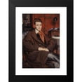 thumbnail image 2 of Jacques-Émile Blanche 11x14 Black Modern Framed Museum Art Print Titled - Portrait of Rene Crevel (1900-1935), Writer (1928), 2 of 5