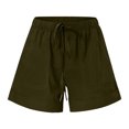thumbnail image 6 of Womens Shorts Casual Summer Beach Drawstring Shorts 5 Inch Wide Leg Lounge Shorts Vacation Trendy Shorts with Pockets, Limited Time Offer, Under 10 Dollars, 6 of 6