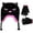 Black/Pink, variant on Addie & Tate Girls Winter Hat and Gloves Set, 2-4 Years, Toddler Beanie and Mittens, Baby Girl Hats and Mittens in Unicorn Design
