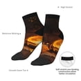 thumbnail image 6 of Pofeuu Cozy Tree Hole Cabin Print 30cm Socks, Adult Running Hiking Socks for Youth and Adult, 6 of 7