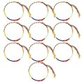 thumbnail image 2 of Couple Bracelet Handmade String Bracelet Nylon Wearable Women Men 10Pcs, 2 of 3