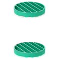 thumbnail image 3 of Monstrate Estante para asar, soporte para asar, accesorios rojos para el hogar, utensilios de cocina antiadherentes lavables, conveniencia Verde 2piezas, 3 of 6