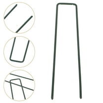 FESTFENDS 30Pcs U Shaped Metal Stakes for Tent and Canopy with Durable Design