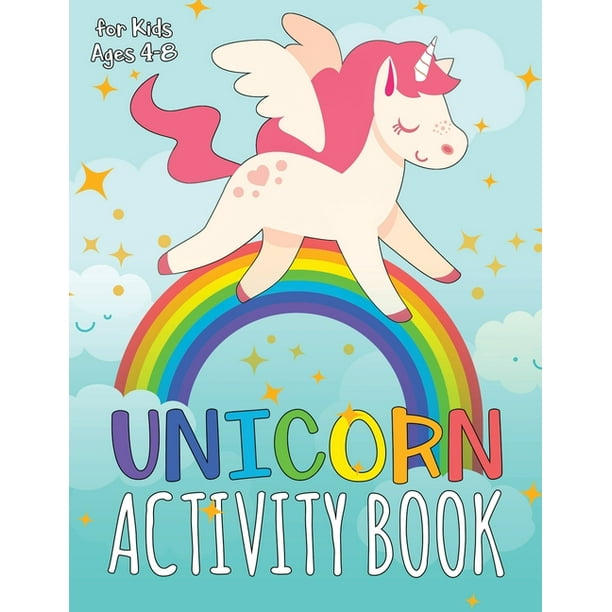 Unicorn Activity Book for Kids Ages 48 A Cute and Fun